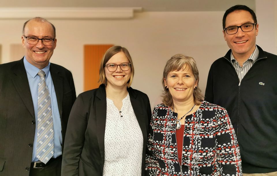 Markus Ritter (Präsident Schweizer Bauernverband), Petra Merz-Helg, Alexandra Beck und Simon Wolfer
